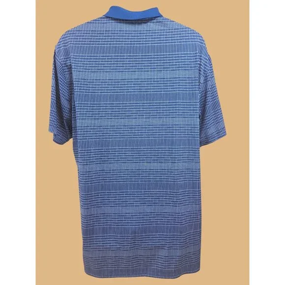 Nike Dri-Fit Mens Blue Polo Shirt Large - Picture 2 of 7